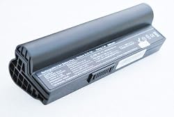 Asus Eee PC 900A 900HD 900HA 701SD AL22-703 Battery 6-cell 6600mAh Netbook repalcement Battery -- Color: Black