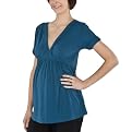 
            
                Cocoon Maternity Knit Empire Waist Top - Teal
            
        