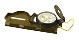 Classic Lensatic Compass with LED for Night Navigation - Heavy-Weight Aluminum