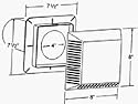 Alcoa Home Exteriors INTVENT PW Soffit Intake Vent