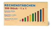 RaKonrad 1136 Rechenst&auml;bchen im Holzk&auml;stchen