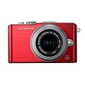 Olympus E-PL3 Compact System Camera - Red (M.ZUIKO Digital 14 -42mm II R Lens Kit)