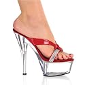PleaserUSA Womens Platform Slide Kiss-205R