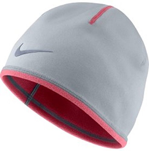 Nike Youth Unisex Cold Weather Beanie Light Charcoal Heather/Pink