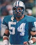 Chris Spielman Autographed/Hand Signed Detroit Lions 8x10 Photo - College Hall of Famer