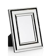 White Silver Photo Frame 10 x 15cm 4 x 6