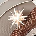 CHRISTMAS LIGHTED MORAVIAN STAR TREE TOPPER BETHLEHEM