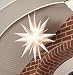 CHRISTMAS LIGHTED MORAVIAN STAR TREE TOPPER BETHLEHEM
