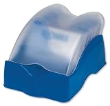Produkt-Bild: Rotadex Miniflix Visitenkartenbox (mit Deckel, 50 H&uuml;llen, A-Z Register) blau/mattiert