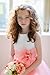 Kid Collection Layered Organza Ruffle Skirt Holiday Christmas Party Flower Girl Dress