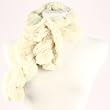 Super Soft Winter Faux Fake Animal Fur Furry Fuzzy Winter Scarf Neckwarmer Ivory