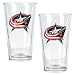 Columbus Blue Jackets NHL 2pc Pint Ale Glass Set - Primary Logo by Great American Products