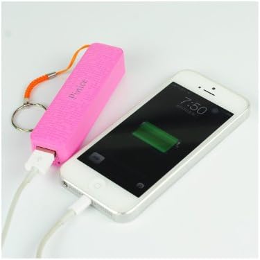 PINICE Pixel Tavel Charger 2600mAh Portable Charger External Battery Power Bank for iPhone 6 Plus 5S 5C 5 4S, iPad Air 2 Mini 3, Samsung Galaxy S6 S5 S4 Note Tab, Nexus, HTC, Motorola, Nokia, PS Vita, Gopro, more Phones and Tablets and More (Pink)