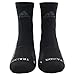 adidas Unisex Traxion Menace Basketball/Football High Quarter Socks (1-Pair), Black/Dark Grey/Onix, 5-8.5