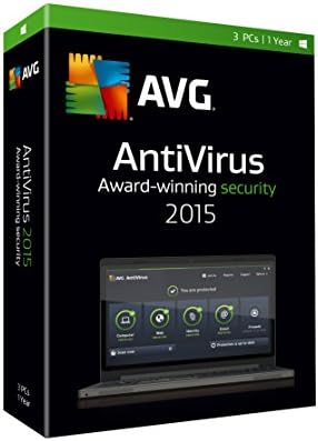AVG ANTIVIRUS 2015, 3 USERS 1 YEAR