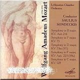 Symphonies KV Anh. 214, KV 75, KV 73m, Anh. 223, KV 128