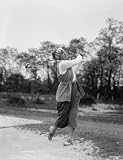 1922 photo Mrs. Thorne Strayer, Golf Driving Ranges