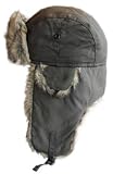 PLAIN BROWN WATERPROOF TRAPPER HAT