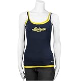 Michigan Wolverines Navy Blue Ladies Homestyle Tank Top