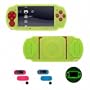 GLOW in DARK Sony Playstation Portable PSP Slim 3000 Cross Pattern Anti-Slip Silicone Case Skin Protector Cover+ Free Screen Protector (Many Colors Available)