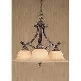 Murray Feiss Stirling Castle F1941/3BRB 3-LT 300w (20H x 25W) Chandelier in British Bronze