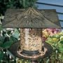 6 Inch Pinecone Tube Feeder, Verdigris