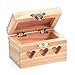 Darice DIY Crafts Wood Box Heart Cutouts 3-1/8 X 2-3/8 X 2-1/2 Inches (3-pack) 9177-68