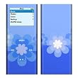 Retro Blue Flowers Design Decal Skin Sticker for Apple iPod nano 2G (2nd Generation) 2GB/ 4GB/ 8GB Player