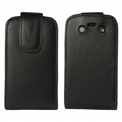 Logotrans Flipcase Ledertasche f&uuml;r Blackberry 9700 Bold 2 schwarz Preisvergleich