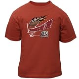 adidas Alabama Crimson Tide Crimson Infant Flaming Football T-shirt