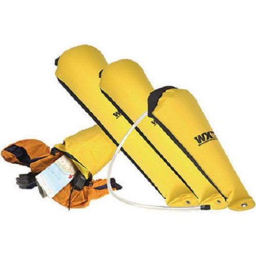 Pacific Outdoor Equipment Sea Bag Medium Bow and Stern Kayak storage/displacement bags (Yellow)