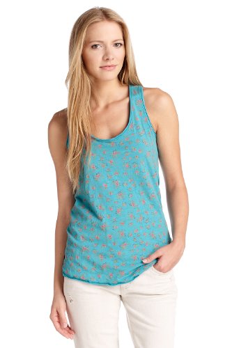 edc by ESPRIT Damen Top Regular Fit, gebl&uuml;mt 032CC1K053, Gr. 36 (S), Blau (blue colorway 4 Preisvergleich