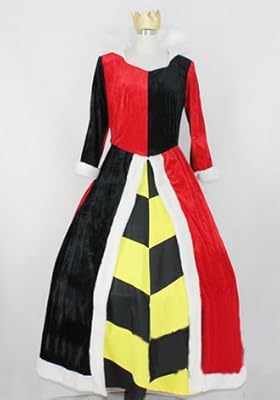 コスプレ衣装 不思議の国のアリス ハートの女王 ドレスコスチューム---オーダーサイズ