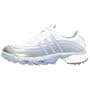 adidas Women's Powerband Sport Golf Shoe (Running White/Freeze) - Running White/Freeze 7