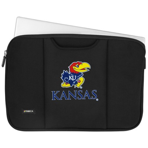 Kansas Jayhawks Black 13'' Notebook Breathe Sleeve