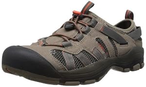 KEEN Men's Mckenzie Water Shoe,Brindle/Mandarin Red,13 M US