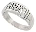 Sterling Silver United States ARMY Band (Available title=