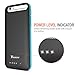 iPhone 6S Battery Case - iPhone 6 Battery Case, Trianium Atomic S Portable Charger for Apple iPhone 6 6S Battery Charging Case (4.7 Inches)[Black/Blue][Lifetime Warranty]- 3100mAh External Protective Juice Power Bank Charger[MFI Certified]