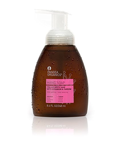 Pangea Organics Hand Soap - Made with Italian White Sage, Geranium & Yarrow Body Wash - Natural Skin Care with Organic Coconut Oil, Olive Oil, and Glycerin Soap ...