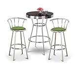 IMAGE OF Chrome Bar Table & 2 Chrome 29