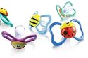 2pk 3D Bug Pacifiers    0-6 months