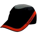 Panoply Coltan Safety Bump Cap Baseball Hat – Black/Red