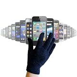 41RhM839PlL. SL160  Schwarze Handschuhe (Größe S) geeignet für LCD Touch Screen für Smart Phones (z.B. iPhone 4S, Samsung Galaxy SII und HTC Sensation)