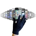 Schwarze Handschuhe (Gr��e S) geeignet f�r LCD Touch Screen f�r Smart Phones (z.B. iPhone 4S, Samsung Galaxy SII und HTC Sensation)