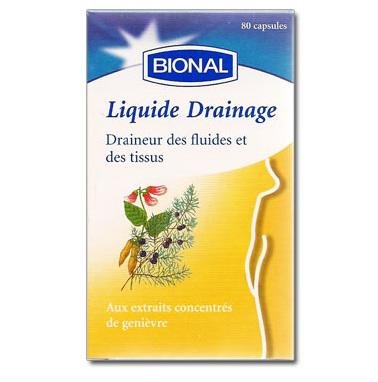 Bional - Liquide drainage - 80 capsules molles - Purification naturelle