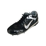 Philip Hughes Autographed Game Used Cleats with 07 Game Used Inscription
