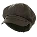 e4Hats.com Big Size Cotton Newsboy Hat - Charcoal OSFM