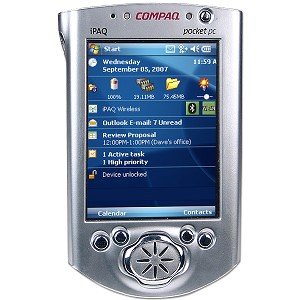 Compaq iPAQ 3650 Pocket PC PDA w/Cradle