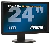 Iiyama ProLite E2475HDS 61 cm (24 Zoll) Widescreen TFT Monitor (HDMI, DVI-D, 2ms Reaktionszeit)