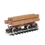 G RTR Skeleton Log Car w/Logs, Brown/Unlettered
